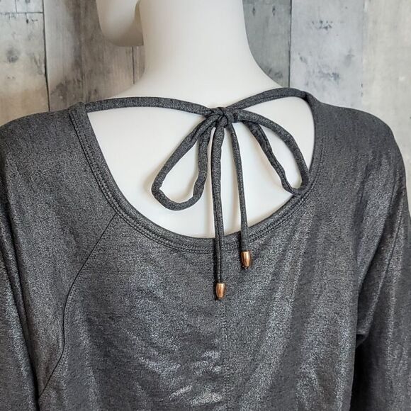 Peach Sylvie 3/4 sleeves midi Dress - Picture 6 of 11